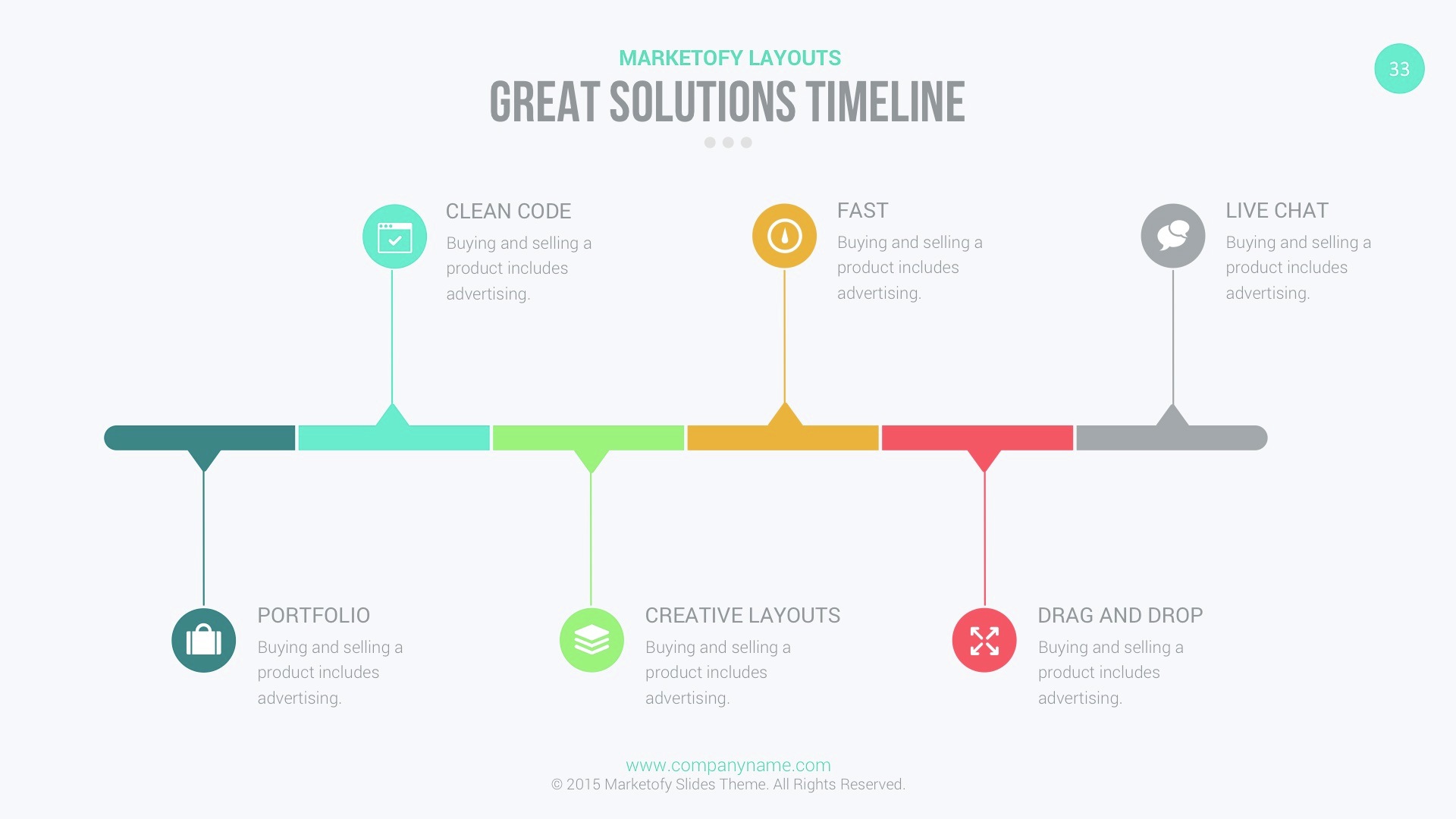 Google Slides Template Timeline